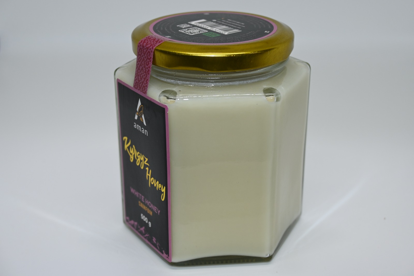 White Sainfoin Honey — back label